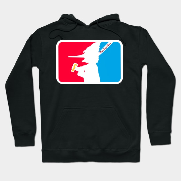 Billy the Marlin Mascot Major League Brews Hoodie by Major League Brews 